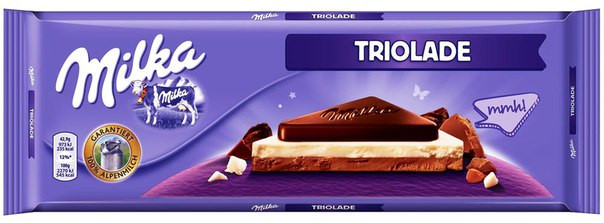 Шоколад молочний Milka Triolade, 300 г, фото 1