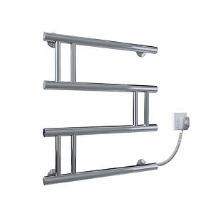 Електричний полотенцесушитель Змійка люкс 500х500 Е праве підключення