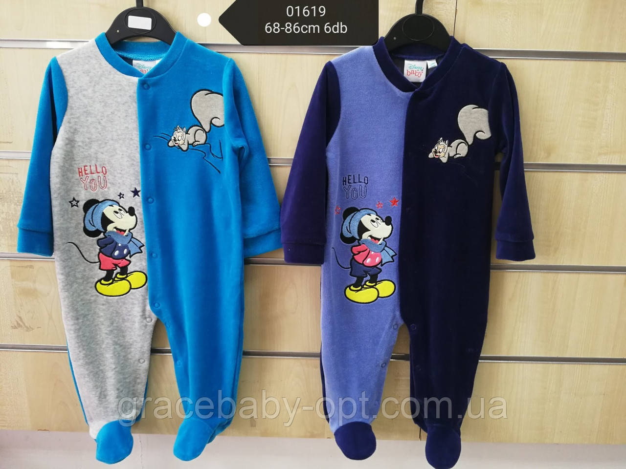 Боді для хлопчиків оптом, Disney, 68-86 см, № 01619