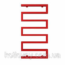 Рушникосушки водяні Zeta 500х945 В бокове підключення (червоний), фото 3