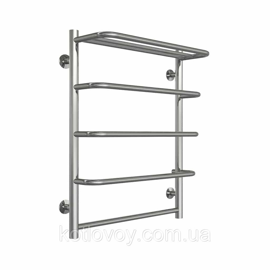 Рушникосушки водяні Стандарт П5 500х700 В бокове підключення з полицею