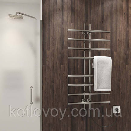 Електричний полотенцесушитель Gray П8 60х1000 Е праве підключення, фото 1