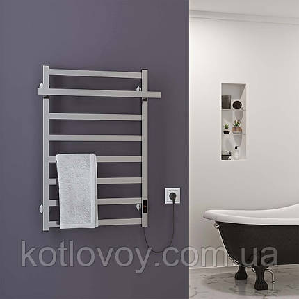 Електричний полотенцесушитель Nikole П8 500х800 Е праве підключення, фото 3
