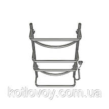 Електричний полотенцесушитель Аквамікс П6 500x700 Е праве підключення, фото 3