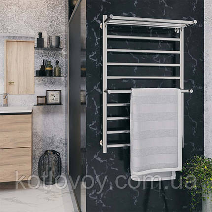 Електричний полотенцесушитель Terma Plus П10 500х800 Е праве підключення, фото 3