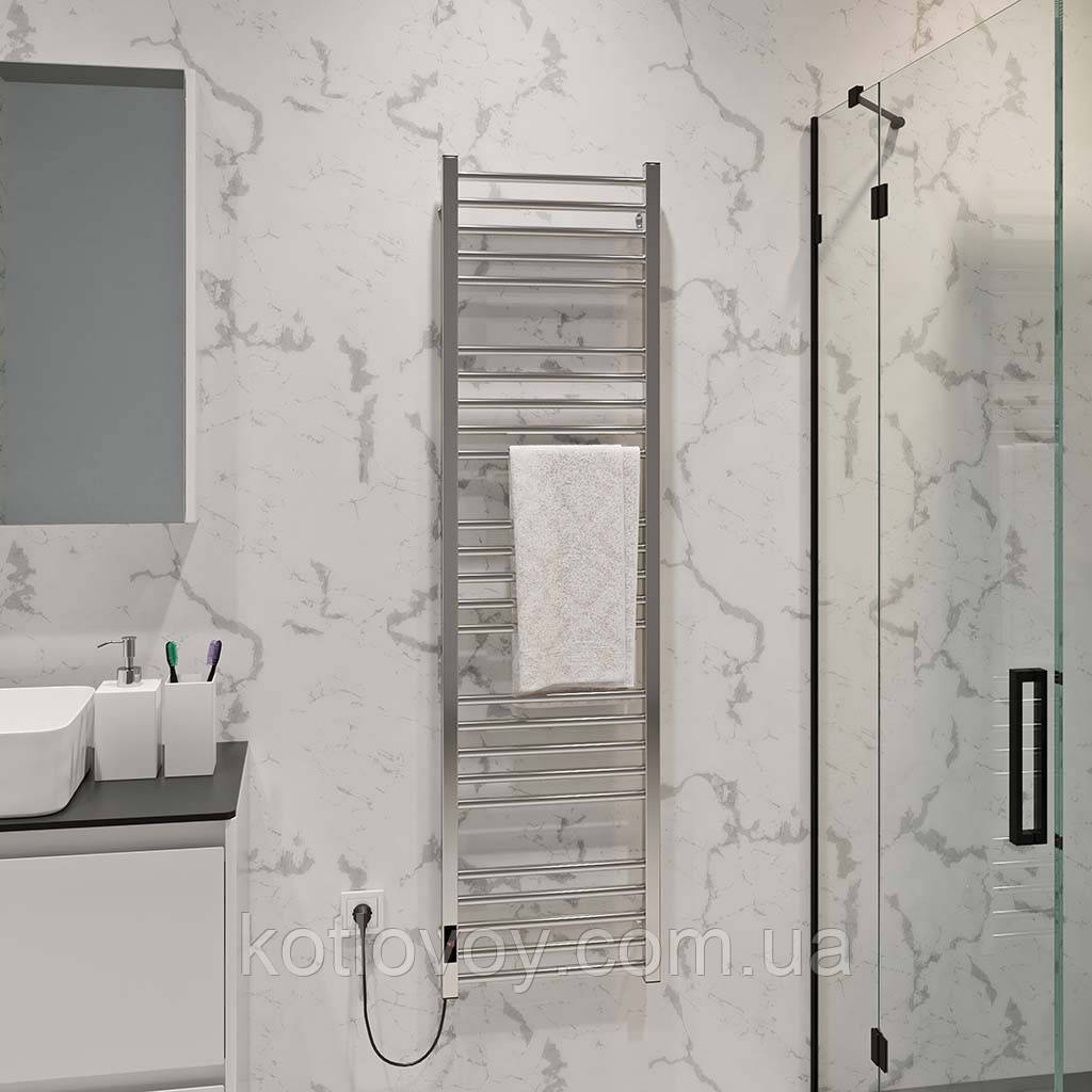 Електричний полотенцесушитель Lima П25 400х1600 Е ліве підключення