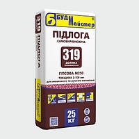 Самовыравнивающийся пол М250 гипсовый Доливка-319, наливной пол, 25кг, БудМастер