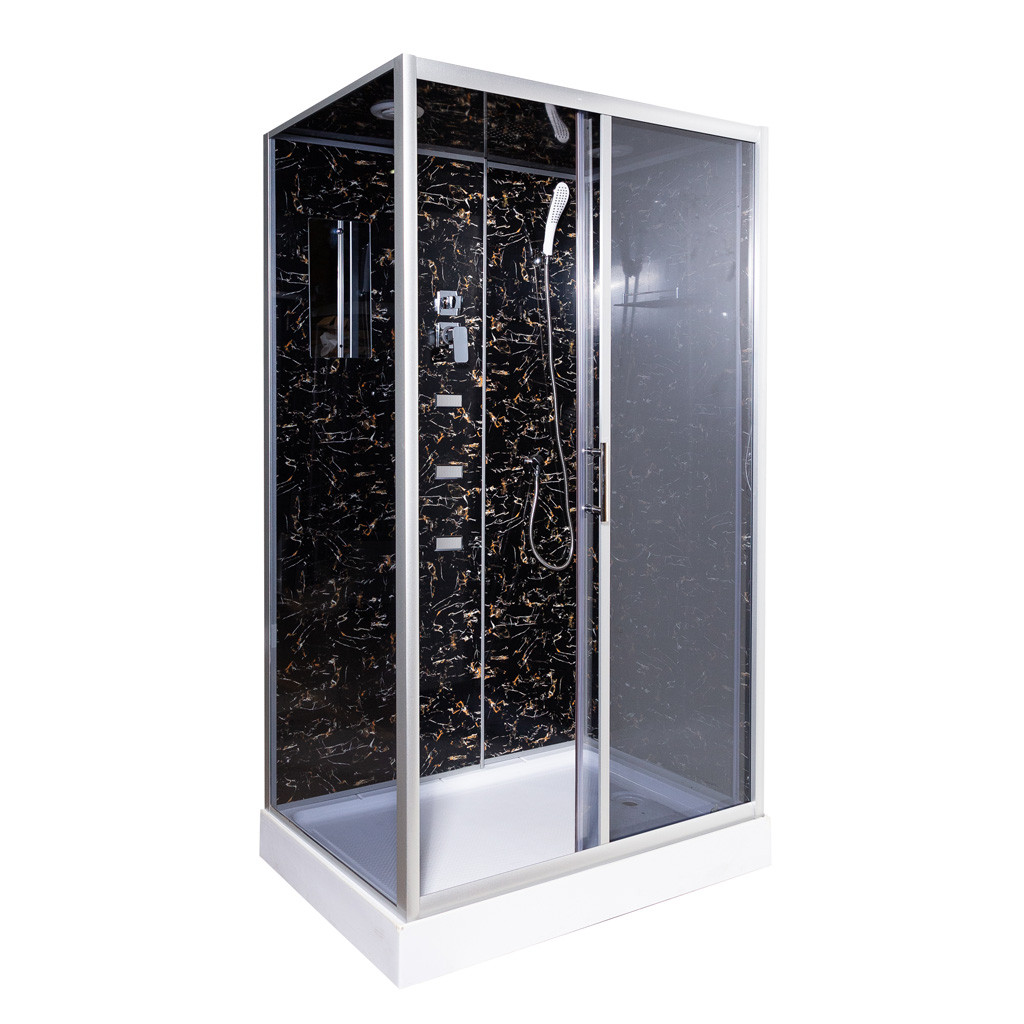 Гідробокс TKF 7715 Веном BG 120х80х210 низький піддон, фото 1