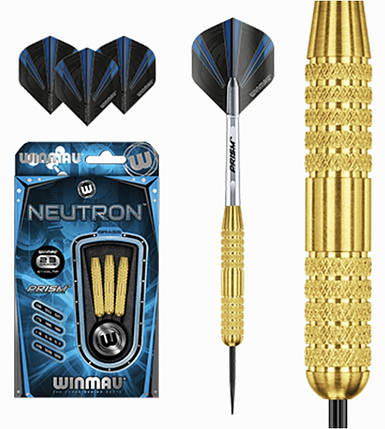 Дартс, дротики Neutron Англія Winmau + запасні хвостовики, фото 2