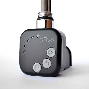 ТЕН Deffi 600 Вт чорний (приховане підключення)