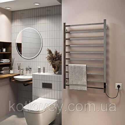 Електричний полотенцесушитель Forest П10 600х1000 Е праве підключення, фото 1