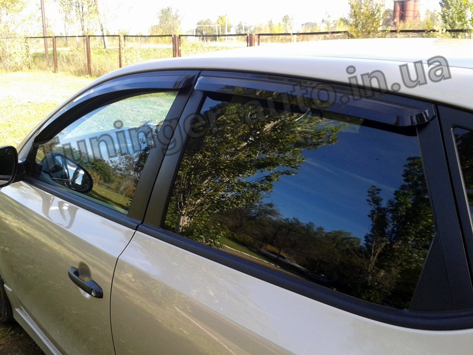 Дефлектори вікон, вітровики Kia Ceed 2007-2011 (Autoclover)