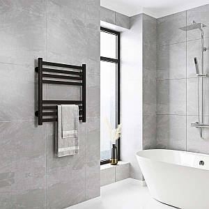 Рушникосушки водяні Magnus П8 500х600 В нижнє підключення (чорний)