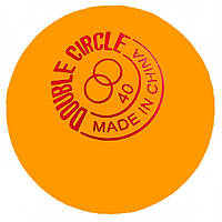 Мячи для настольного тенниса Double Circle Dual 40+ мм (120 шт) оранжевые, Мячики для настольного тенниса