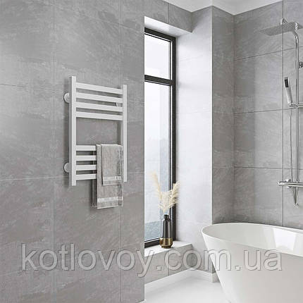 Рушникосушки водяні Magnus П8 400х600 В нижнє підключення (білий), фото 1