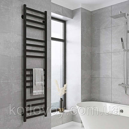Рушникосушки водяні Magnus П16 400х1600 В нижнє підключення (чорний), фото 1