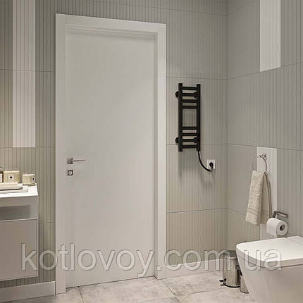 Електричний полотенцесушитель Magnus П8 200х600 Е праве підключення (чорний), фото 1