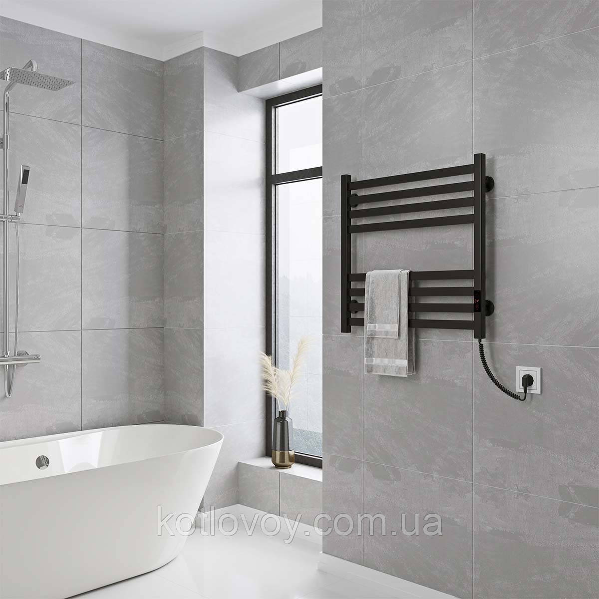 Magnus П8 600х600 Е праве підключення (чорний)