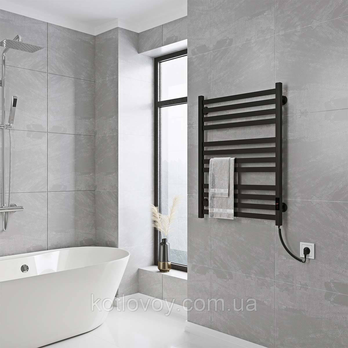 Magnus П8 600х800 Е праве підключення (чорний)