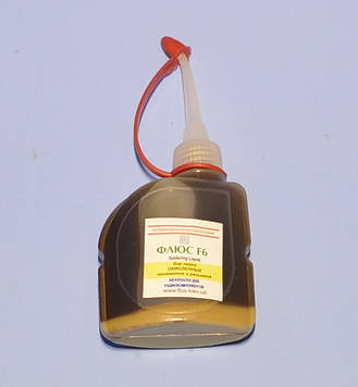 Флюс для пайки F6 30 mL (масльонка)