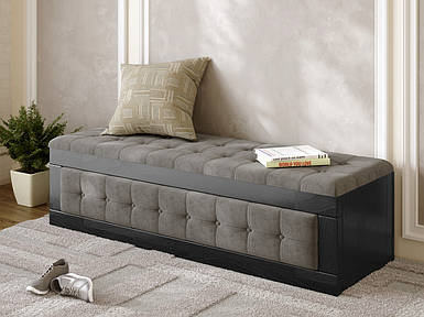 Банкетка-тапчан Рената дерево 150 см з нішею ТМ ArborDrev