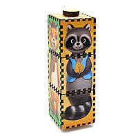 Обертові кольорові кубики «Звірі», дерев'яна іграшка, Ань-Янь, 16 * 5 * 5 см, від 3 років, (ПСД180), фото 2