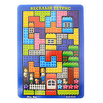 Гра тетріс «Конструктор», дерев'яна іграшка, пазл сортер вкладиш, Ань-Янь, 32 * 23 * 1 см, від 3 років, (ПСД161), фото 2