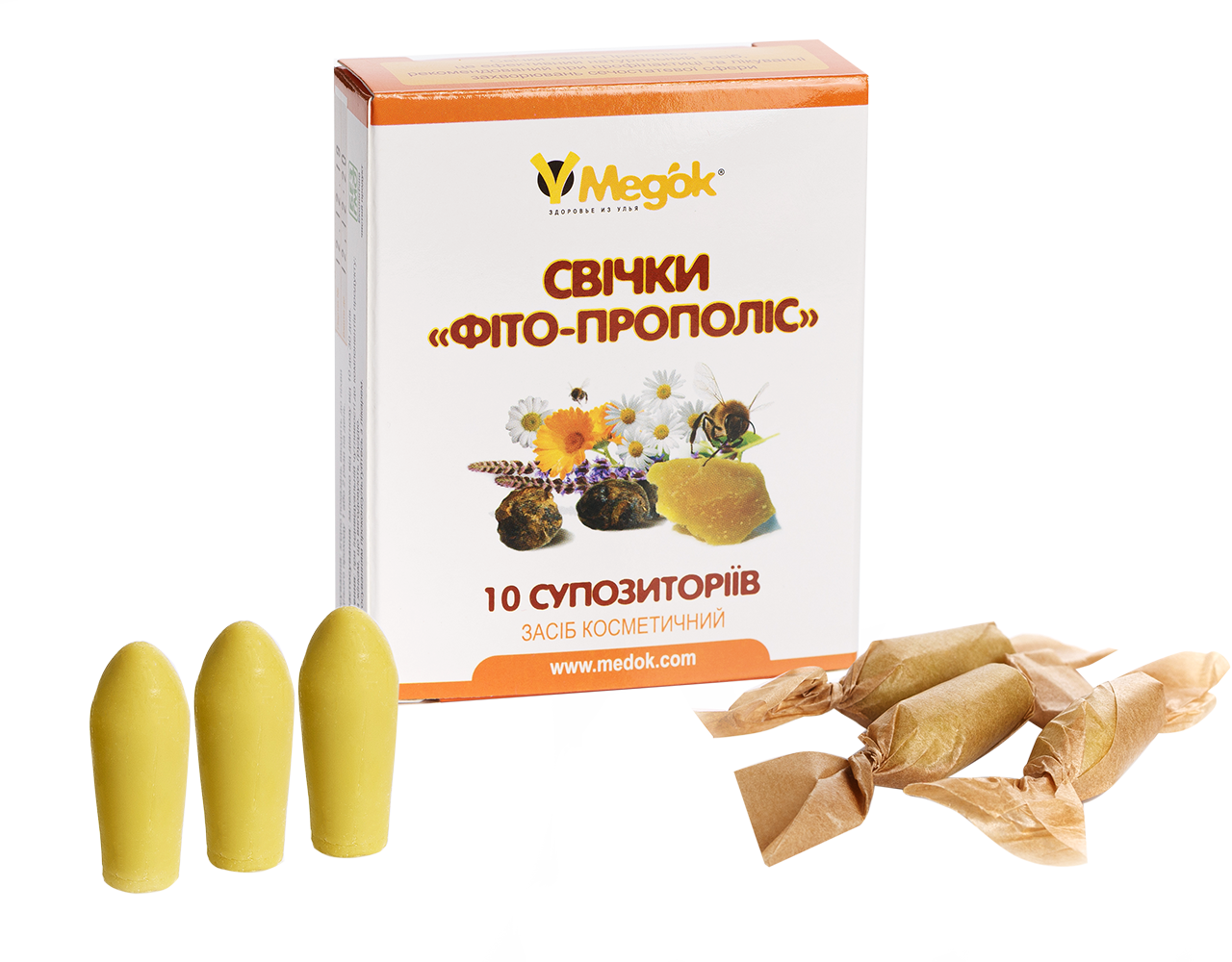 Свічки "ФІТО-ПРОПОЛІС" 10 шт