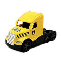 Машинка «Евакуатор з бульдозером» Wader Magic truck Technic жовта 78 * 27 * 18 см (36430), фото 4