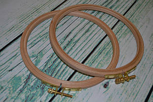 П'яльці дерев'яні з гвинтом DMC 15,5см