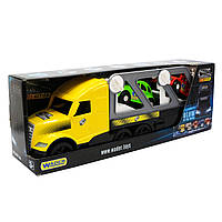 Машинка іграшкова «Автовоз» Wader Magic Truck Ретро жовта 78 * 27 * 18 см (36230), фото 3