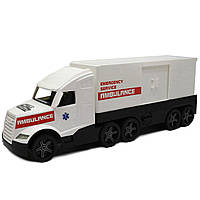 Машинка іграшкова «Швидка допомога» Wader Magic Truck біла 78 * 27 * 18 см (36210), фото 2
