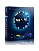 MY SIZE PRO презервативы 72 мм 3 штуки Май Сайз Про тонкие Talla
