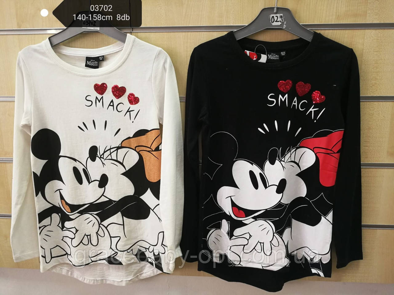 Реглан для дівчат оптом, Disney, 140-158 см, № 03702