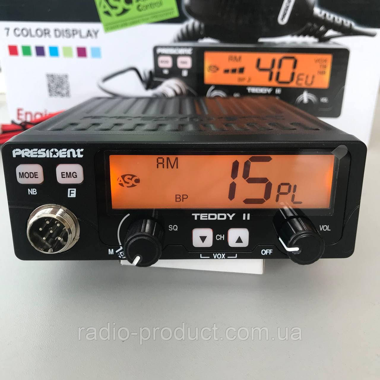 President TEDDY II ASC, CB радиостанция, фото 1