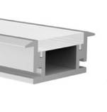 Підлоговий профіль для світлодіодної стрічки 21 х 11 мм 3 метри з матовим розсіювачем, фото 10