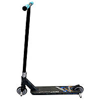 Трюкових самокат Best Scooter «Crash» HIC-система, пеги, блакитний, колеса 110мм PU, (37890), фото 2