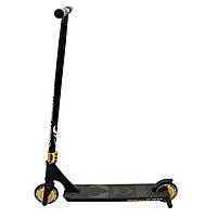 Трюкових самокат Best Scooter «Simbiote» Веном, HIC-система, пеги, золото, колеса 120мм PU, (71383), фото 2