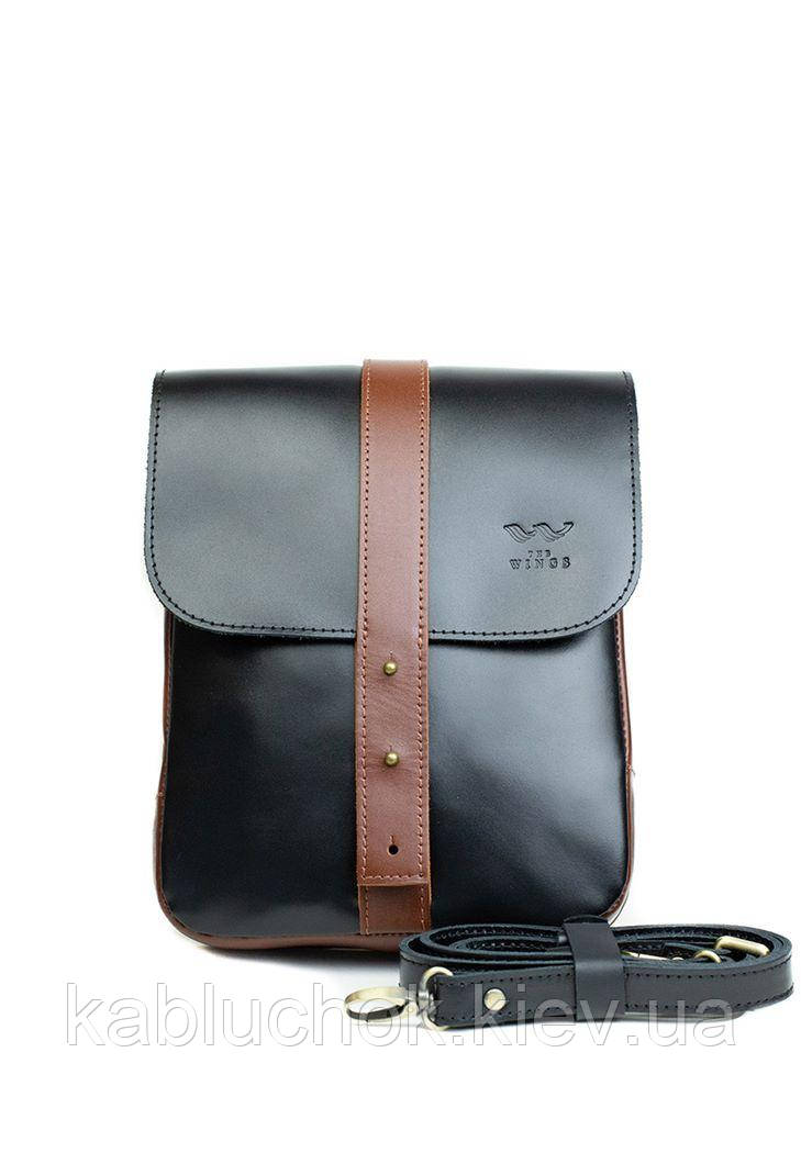 Чоловіча шкіряна сумка Mini Bag (5 кольорів на вибір), фото 1