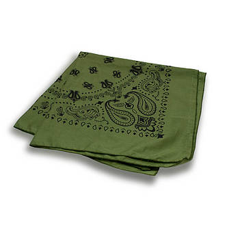 Бандана Талісман Турецький огірок оливкова, фото 2