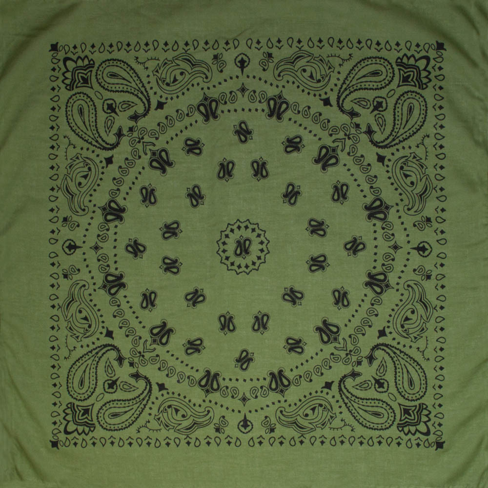 Бандана Талісман Турецький огірок оливкова