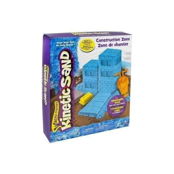 Набор Песка Для Творчества - Kinetic Sand Construction Zone (Голубой) Kinetic Sand 71417-2 - фото 1 - id-p1423441516