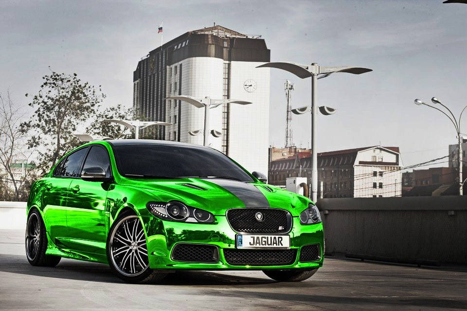Плёнка зелёный хром. Nippon Сarbide Green Chome 92 см