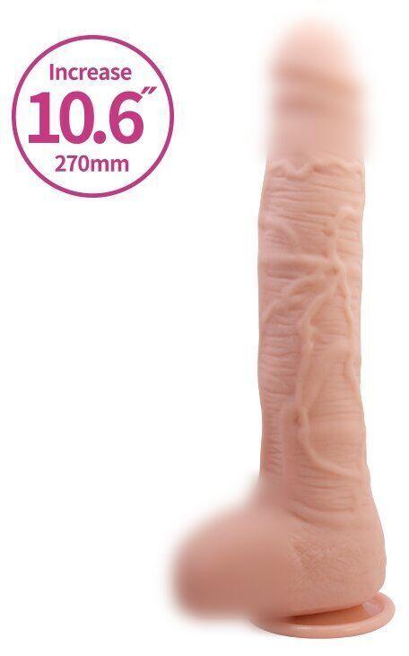 Фалоїмітатор Baile Beautiful DICK 10.6" Flesh, 27х4,2 см., фото 1