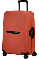 Велика пластикова валіза на 4-х колесах Samsonite Magnum Eco