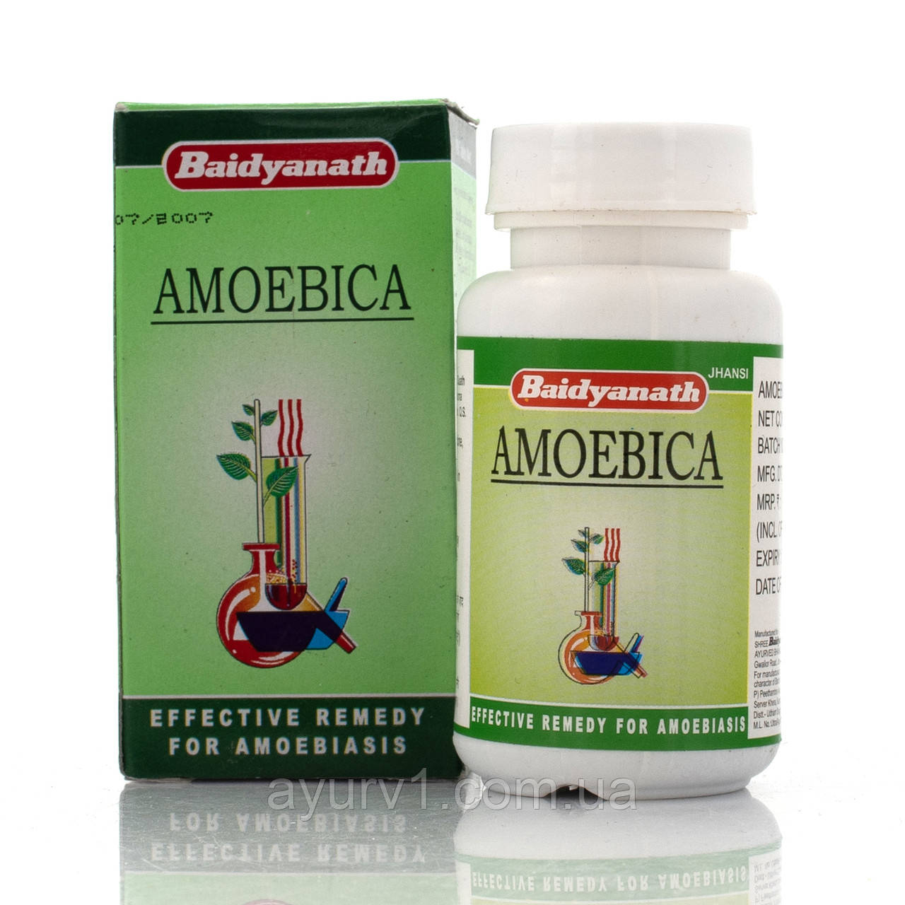 Амебіка Байд'яатх/Amoebica Baidyanath /100 таб Фітокомплекс протипаразитарний