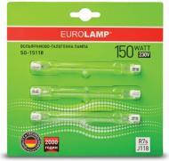 Лампа галогенна EUROLAMP 3 штуки в упаковці 150 Вт R7S 78мм 230 В прозора 15178