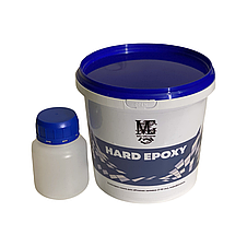 Смола епоксидна HARD EPOXY прозора для об'ємних заливок стільниць з затверджувачем (товщина шару до 7см) 2кг 7trav, фото 2