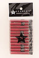 Starlet Глиттер (песок) для био тату в колбе - Красный набор 12 колб