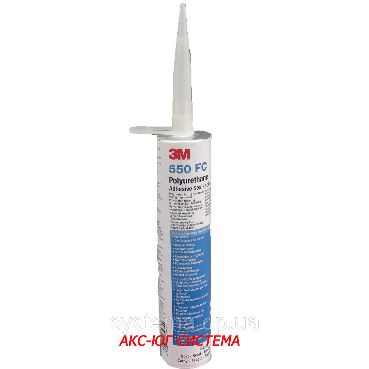 3M™ 550 FC - Поліуретановий клей-герметик, багатоцільовий, сірий, 310 мл